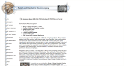 Desktop Screenshot of neurosurgery.org.uk